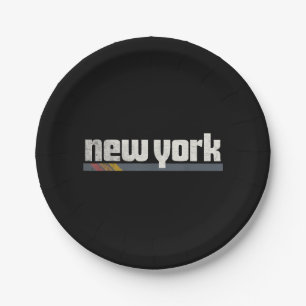 New York Men Women Gift Paper Plate