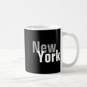 New York Mens Basic Dark Coffee Mug