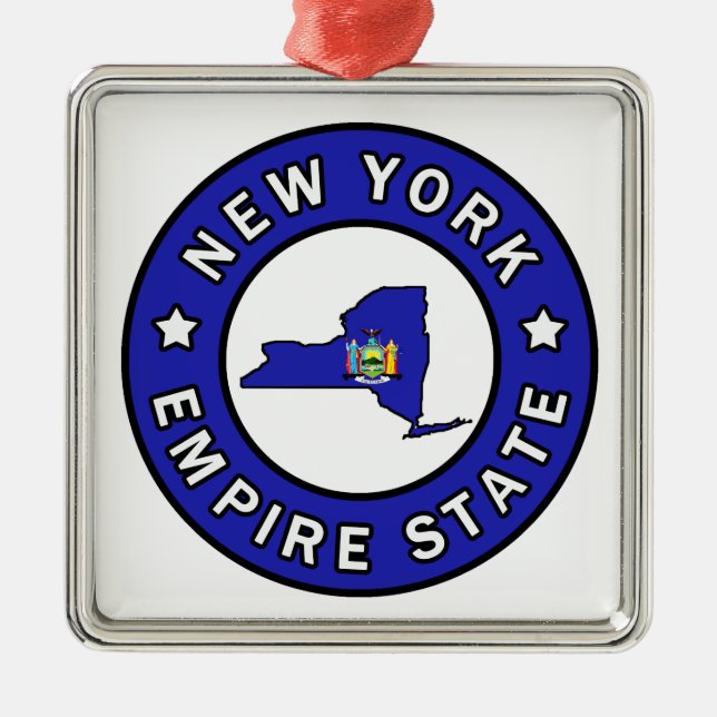 New York Metal Tree Decoration (Front)
