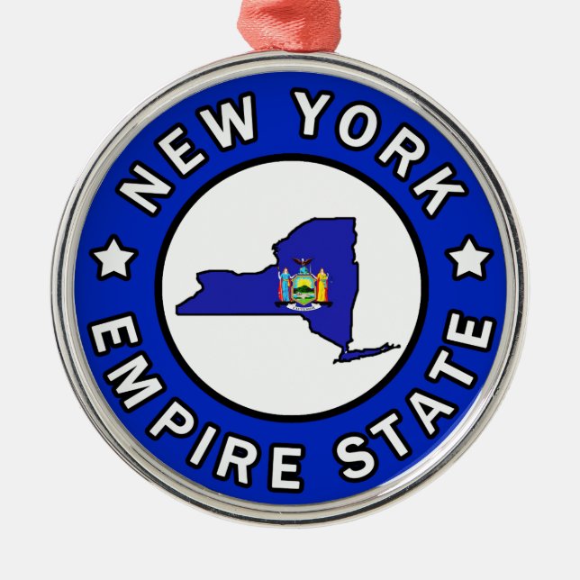 New York Metal Tree Decoration (Front)