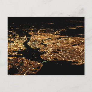 New York Metro Aerial Postcard