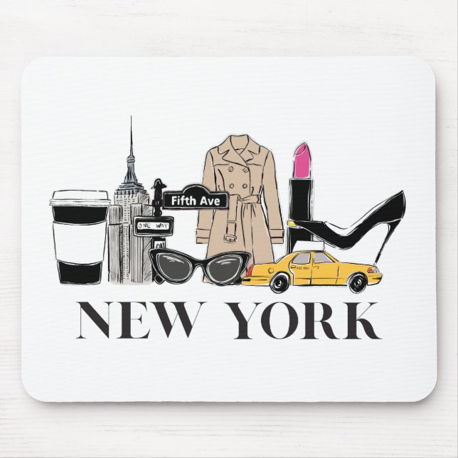 New York Mouse Mat (Front)
