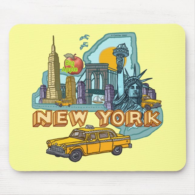 New York Mouse Mat (Front)