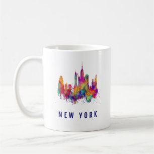 New York Mug Nyc Skyline Print Coffee Cup