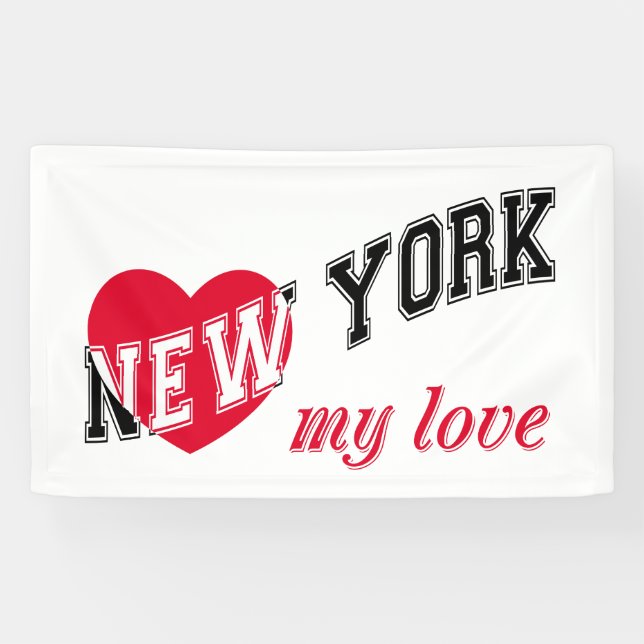 New York my love Banner (Horizontal)