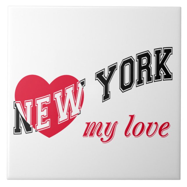 New York my love Tile (Front)