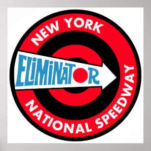 New York National Speedway Vintage sign