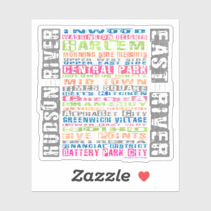 New York Neighbourhoods Rainbow