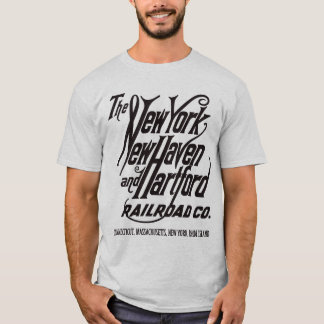 New York, New Haven and Hartford Railroad_BLK T-Shirt