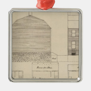New York, New Jersey, Pennsylvania Metal Tree Decoration