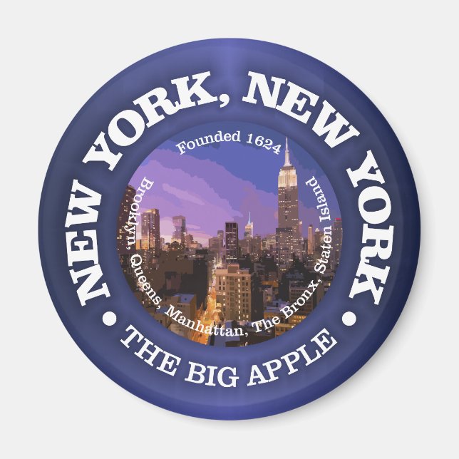New York, New York (cities) Magnet (Front)