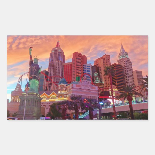 New York – New York Hotel #3-2 Stickers (Front)