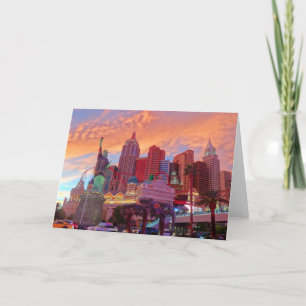 New York – New York Hotel #3 Card