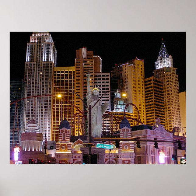 New York New York Las Vegas Photo Poster Print (Front)