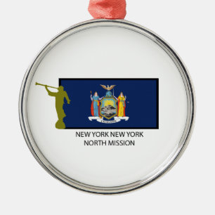 NEW YORK NEW YORK  NORTH MISSION LDS CTR METAL TREE DECORATION
