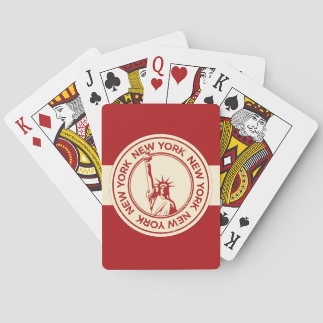 New York New York Playing Cards (Back)