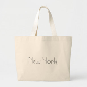 New York, New York Type Cool Large Tote Bag