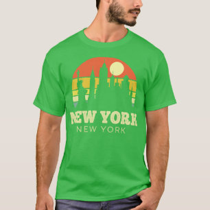 New York New York Vintage Sunset T-Shirt