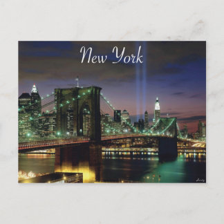 New York Nights Postcard