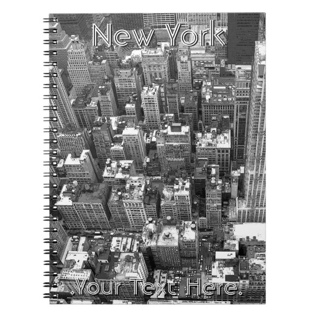New York Notebook Personalised NY Souvenir Journal (Front)