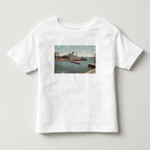 New York, NY - Aquarium and Fireboat "New Toddler T-Shirt