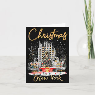 New York Ny Christmas Girl Trip Matching  Card