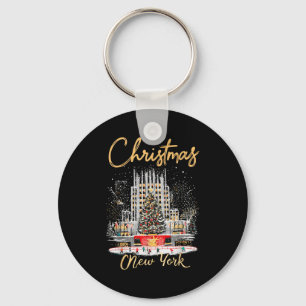 New York Ny Christmas Girl Trip Matching  Key Ring