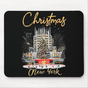 New York Ny Christmas Girl Trip Matching  Mouse Mat