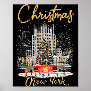 New York Ny Christmas Girl Trip Matching  Poster