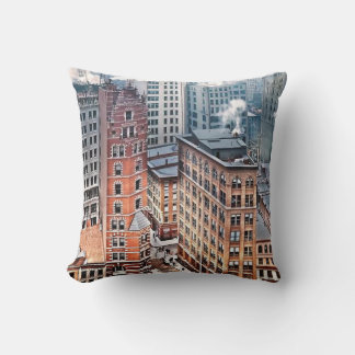 New York NY - Cluster of Skyscrapers c1900 Cushion