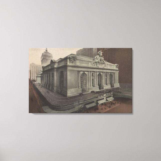 New York, NY - Grand Central Station View Canvas Print (Front)