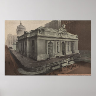 New York, NY - Grand Central Station View Poster