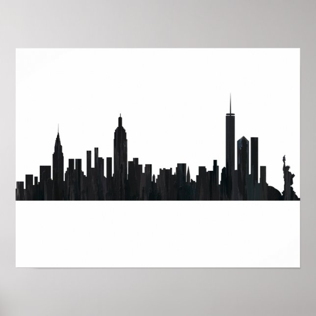 NEW YORK, NY SKYLINE OILS - POSTER (Front)