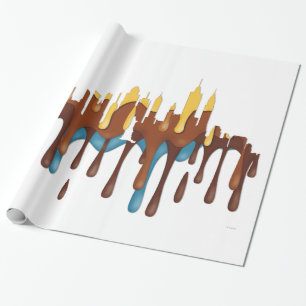 NEW YORK, NY SKYLINE YBB - WRAPPING PAPER