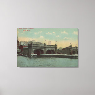 New York, NY - South Ferry Terminal Building Canvas Print