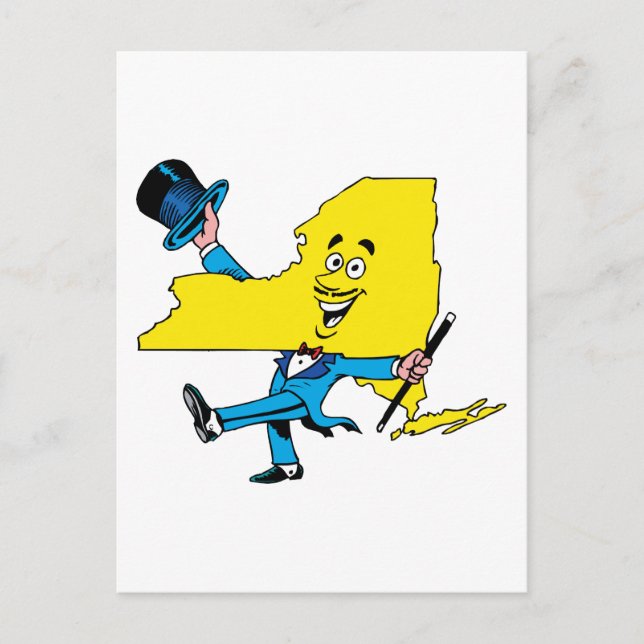 NEW YORK NY Vintage Travel Souvenir Postcard (Front)