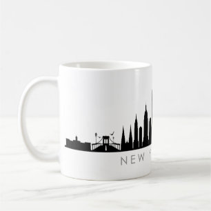 NEW YORK NYC Manhatten USA City Skyline Silhouette Coffee Mug