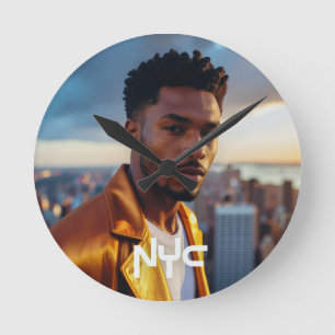 NEW YORK - NYC ROUND CLOCK