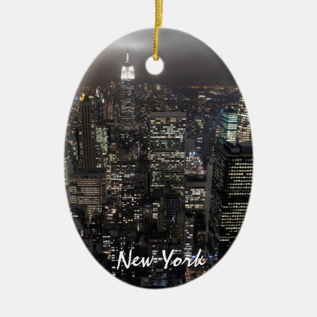 New York Ornament Personalised New York Souvenir (Front)