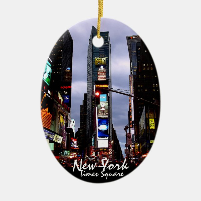 New York Ornament Personalised New York Souvenir (Front)