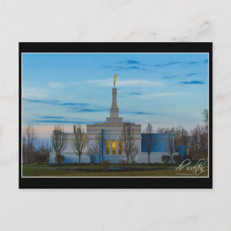 New York Palmyra Temple Postcard