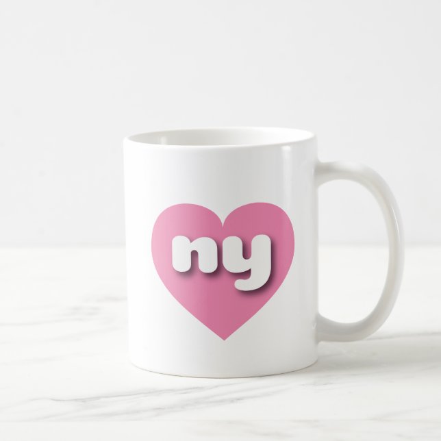 New York pink heart - I love ny Coffee Mug (Right)