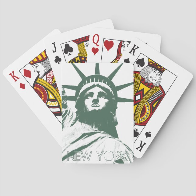 New York Playing Cards Statue of Liberty Souvenirs (Back)