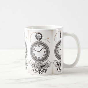 New York Pocket Watch Coffee Mug