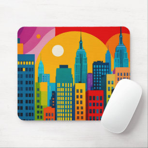 New York Pop Art Mouse Mat