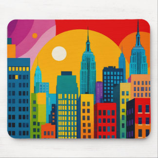 New York Pop Art Mouse Mat