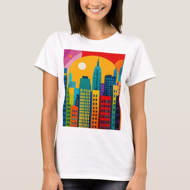 New York Pop Art T-Shirt (Front)