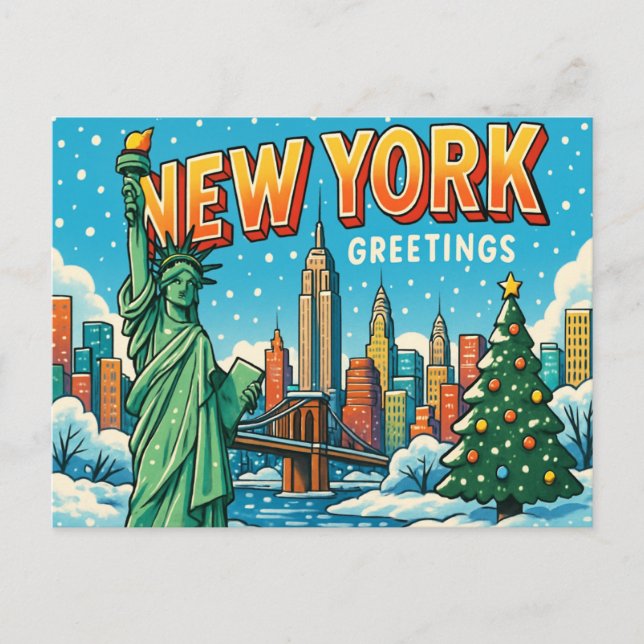 NEW YORK Postcard (Front)
