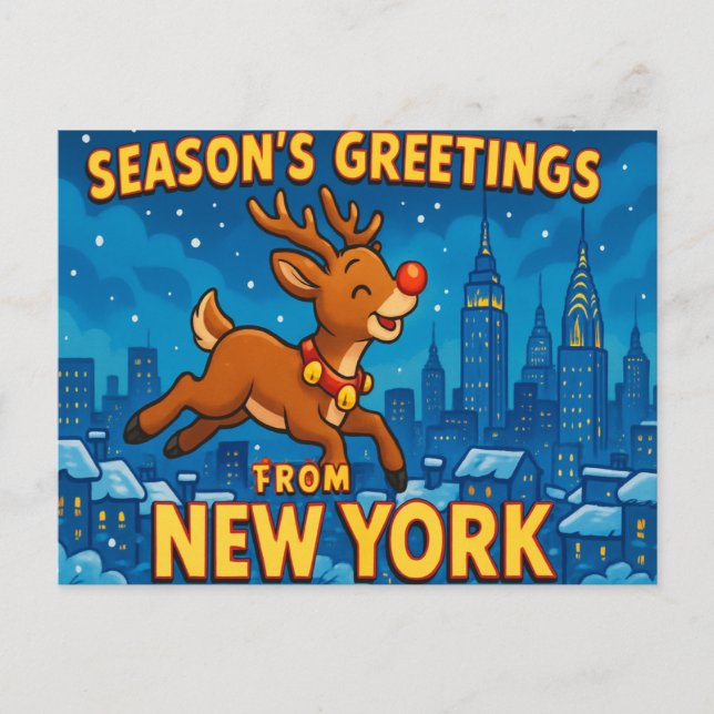 NEW YORK Postcard (Front)
