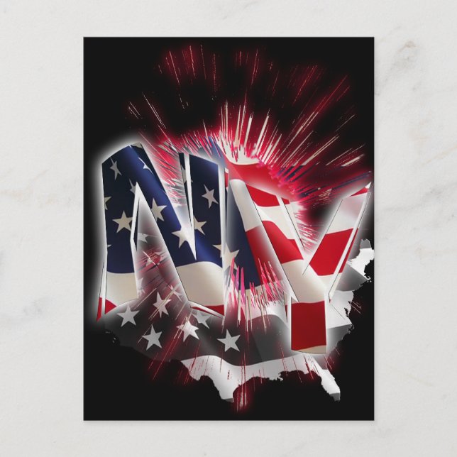 NEW YORK POSTCARD (Front)